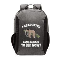 I Graduated Can I Go Back To Bed Now Sloth Vector Backpack