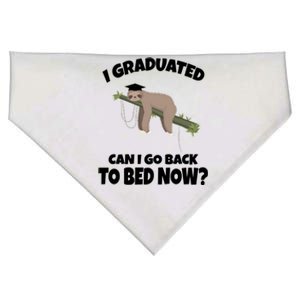 I Graduated Can I Go Back To Bed Now Sloth USA-Made Doggie Bandana