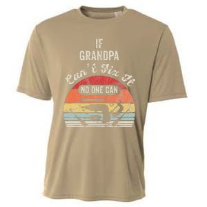 If Grandpa CanT Fix It No One Can Retro Tools Cooling Performance Crew T-Shirt