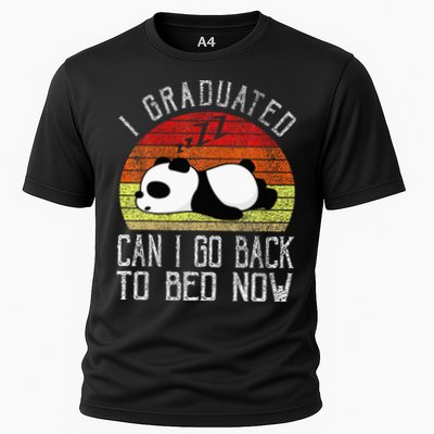 I Graduated Can I Go Back To Bed Now Cute Panda Sleeping Performance Shirt