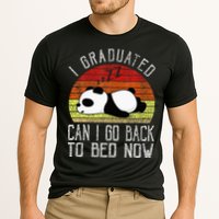 I Graduated Can I Go Back To Bed Now Cute Panda Sleeping Performance Shirt