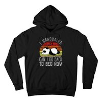 I Graduated Can I Go Back To Bed Now Cute Panda Sleeping Hoodie