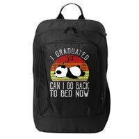 I Graduated Can I Go Back To Bed Now Cute Panda Sleeping City Backpack