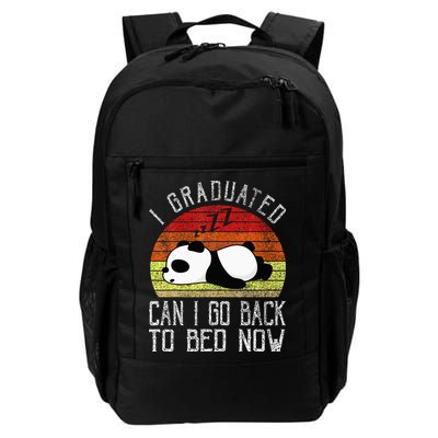 I Graduated Can I Go Back To Bed Now Cute Panda Sleeping Backpack