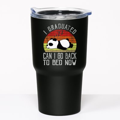 I Graduated Can I Go Back To Bed Now Cute Panda Sleeping Tumbler