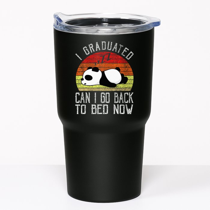 I Graduated Can I Go Back To Bed Now Cute Panda Sleeping Tumbler