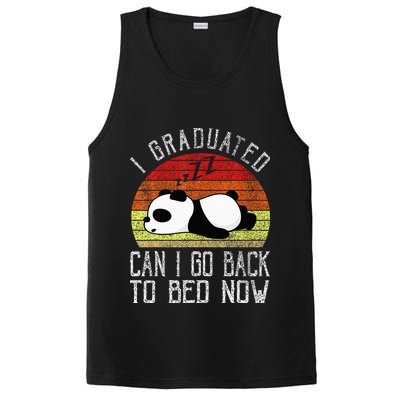 I Graduated Can I Go Back To Bed Now Cute Panda Sleeping PosiCharge Competitor Tank