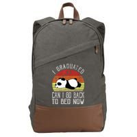 I Graduated Can I Go Back To Bed Now Cute Panda Sleeping Cotton Canvas Backpack
