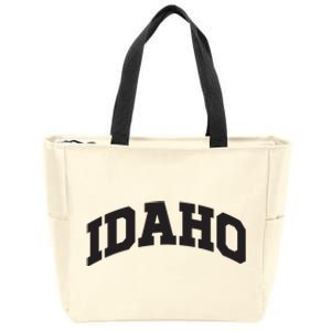 Idaho Gift College University Text Sports Design Zip Tote Bag