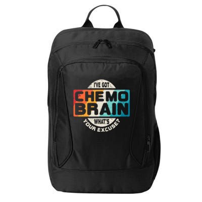 I've Got Chemo Brain What's Your Excuse? Chemo Brain Awareness City Backpack