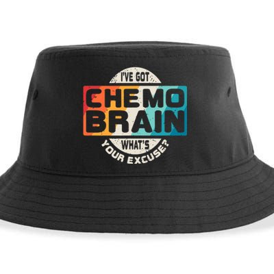 I've Got Chemo Brain What's Your Excuse? Chemo Brain Awareness Sustainable Bucket Hat