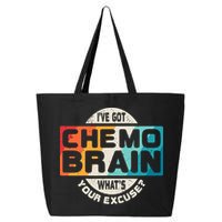 I've Got Chemo Brain What's Your Excuse? Chemo Brain Awareness 25L Jumbo Tote