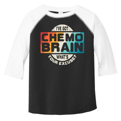 I've Got Chemo Brain What's Your Excuse? Chemo Brain Awareness Toddler Fine Jersey T-Shirt