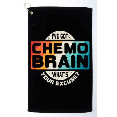 I've Got Chemo Brain What's Your Excuse? Chemo Brain Awareness Golf Towel