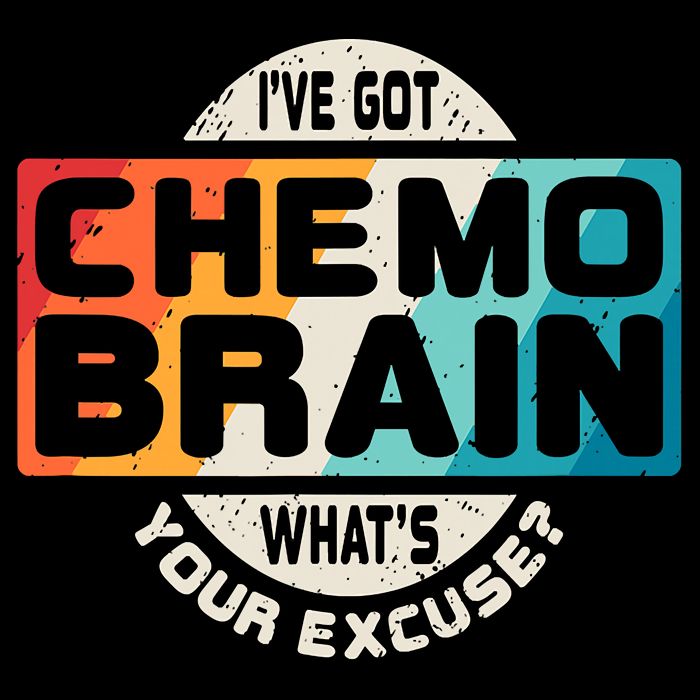 I've Got Chemo Brain What's Your Excuse? Chemo Brain Awareness Cropped Pullover Crew