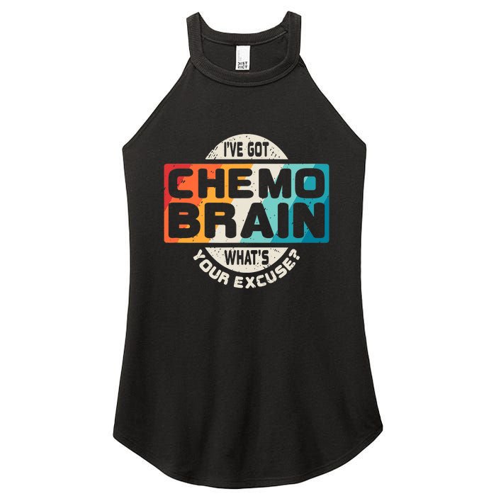 I've Got Chemo Brain What's Your Excuse? Chemo Brain Awareness Women's Perfect Tri Rocker Tank