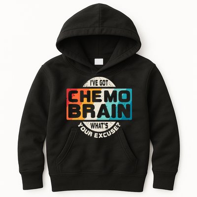 I've Got Chemo Brain What's Your Excuse? Chemo Brain Awareness Kids Hoodie