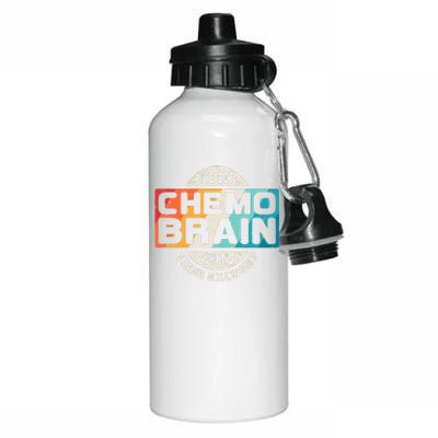 I've Got Chemo Brain What's Your Excuse? Chemo Brain Awareness Aluminum Water Bottle