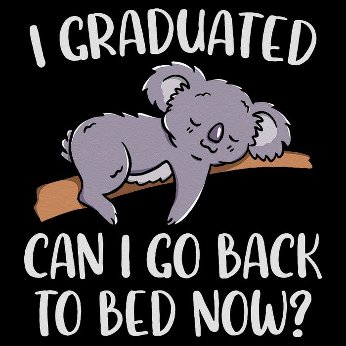 I Graduated Can I Go Back To Bed Now Koala Bear Graduation City Backpack