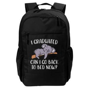 I Graduated Can I Go Back To Bed Now Koala Bear Graduation Daily Commute Backpack