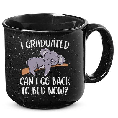 I Graduated Can I Go Back To Bed Now Koala Bear Graduation 15oz Campfire Ceramic Mug
