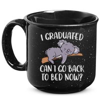 I Graduated Can I Go Back To Bed Now Koala Bear Graduation 15oz Campfire Ceramic Mug