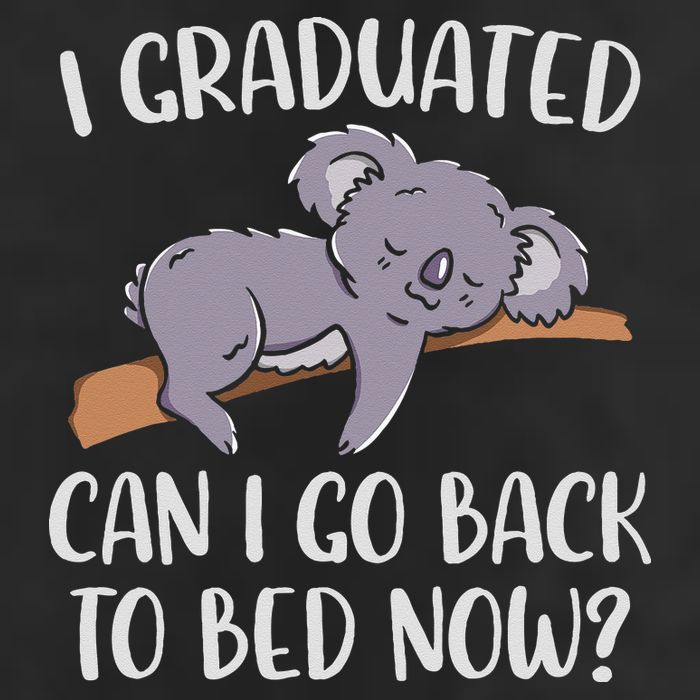 I Graduated Can I Go Back To Bed Now Koala Bear Graduation Golf Towel