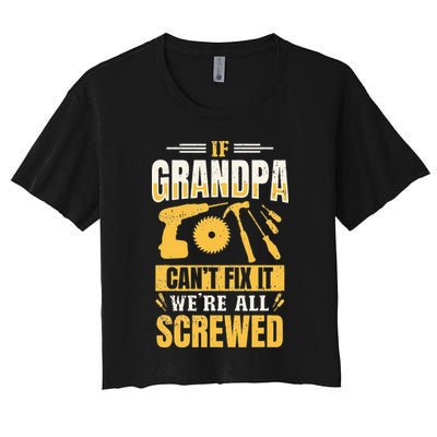 If Grandpa Can't Fix it We're All Screwed For A Carpenter Crop Top