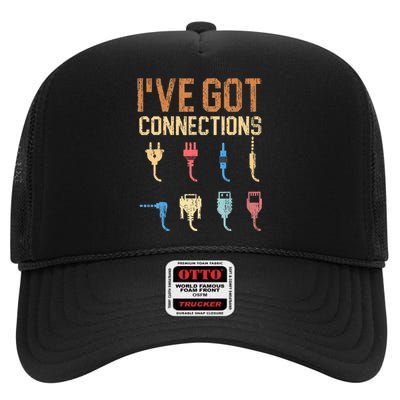 IVe Got Connections Information Technology Specialist High Crown Mesh Back Trucker Hat