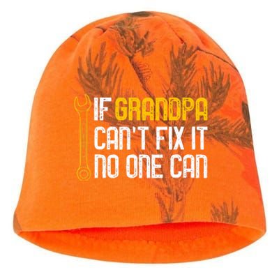 If Grandpa Cant Fix It No One Can Tee Christmas Fathers Day Kati - Camo Knit Beanie