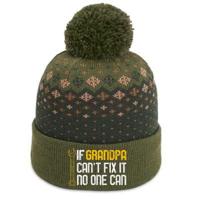 If Grandpa Cant Fix It No One Can Tee Christmas Fathers Day The Baniff Cuffed Pom Beanie