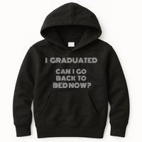 I Graduated Can I Go Back To Bed Now Funny Student School Kids Hoodie