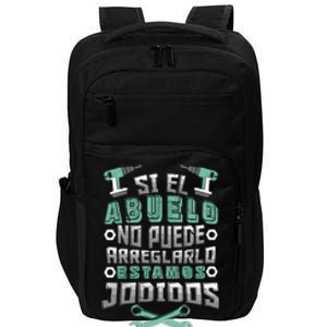 If Grandpa Cant Fix No One Can Fathers Day Retired Grandpa Cool Gift Impact Tech Backpack