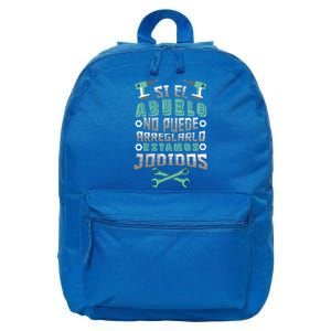 If Grandpa Cant Fix No One Can Fathers Day Retired Grandpa Cool Gift 16 in Basic Backpack