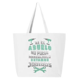 If Grandpa Cant Fix No One Can Fathers Day Retired Grandpa Cool Gift 25L Jumbo Tote