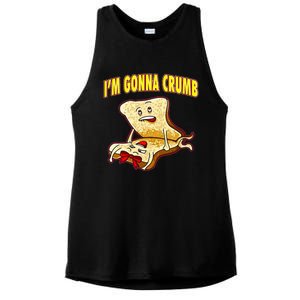 IM Gonna Crumb Adults Sandwich Ladies PosiCharge Tri-Blend Wicking Tank