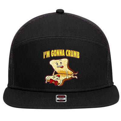 IM Gonna Crumb Adults Sandwich 7 Panel Mesh Trucker Snapback Hat