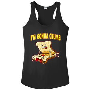 IM Gonna Crumb Adults Sandwich Ladies PosiCharge Competitor Racerback Tank