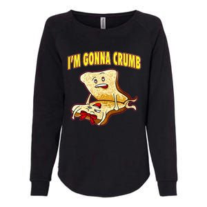 IM Gonna Crumb Adults Sandwich Womens California Wash Sweatshirt