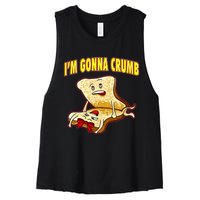 IM Gonna Crumb Adults Sandwich Women's Racerback Cropped Tank