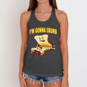 IM Gonna Crumb Adults Sandwich Women's Knotted Racerback Tank