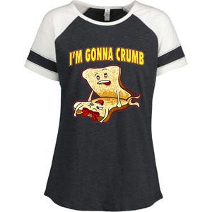 IM Gonna Crumb Adults Sandwich Enza Ladies Jersey Colorblock Tee