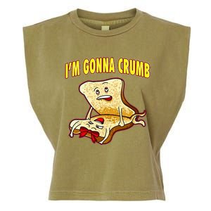 IM Gonna Crumb Adults Sandwich Garment-Dyed Women's Muscle Tee