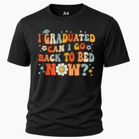 I Graduated Can I Go Back To Bed Now Funny Graduation Groovy Performance Shirt