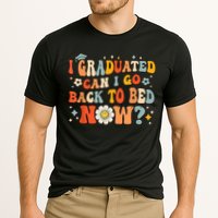 I Graduated Can I Go Back To Bed Now Funny Graduation Groovy Performance Shirt