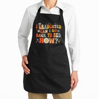 I Graduated Can I Go Back To Bed Now Funny Graduation Groovy Apron