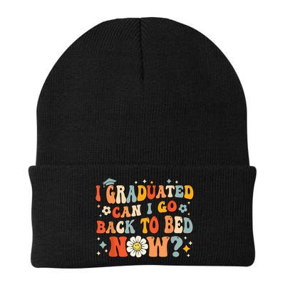 I Graduated Can I Go Back To Bed Now Funny Graduation Groovy Beanie