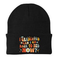 I Graduated Can I Go Back To Bed Now Funny Graduation Groovy Beanie