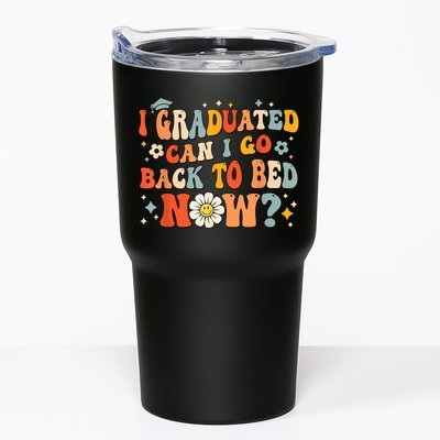 I Graduated Can I Go Back To Bed Now Funny Graduation Groovy Tumbler