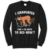 I Graduated Can I Go Back To Bed Now Funny 2024 Graduation Sweatshirt